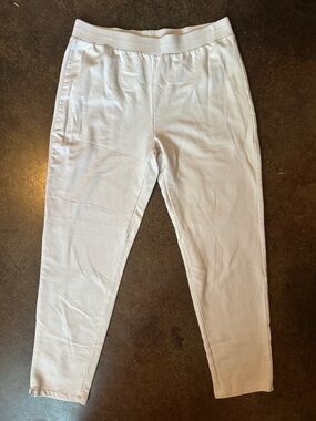 Barefoot Dreams Cream Cozy Fleece Sweatpants